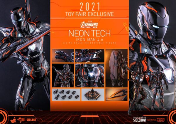 Figura Iron Man Neon Tech Fair