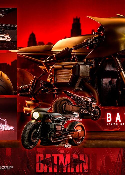 Vehiculo The Batman Masterpiece Batcycle