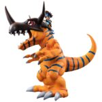 Estatua Digimon Greymon y Taichi