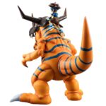 Estatua Digimon Greymon y Taichi