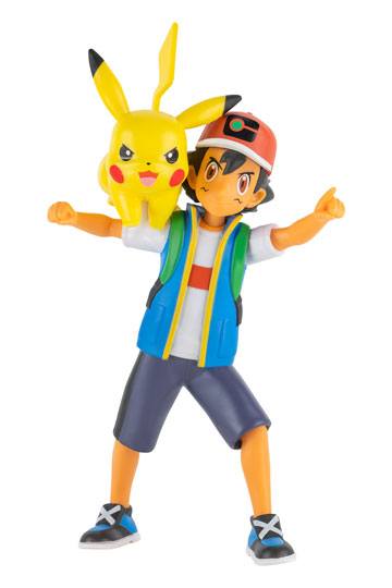 Figuras Battle Feature Ash y Pikachu