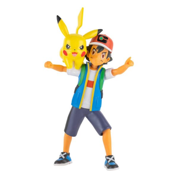 Figuras Battle Feature Ash y Pikachu