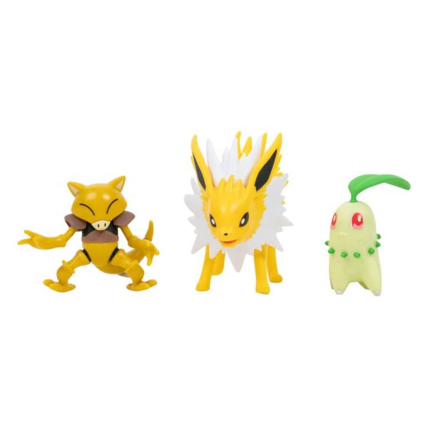 Packs Figuras Battle Chikorita Abra Jolteon