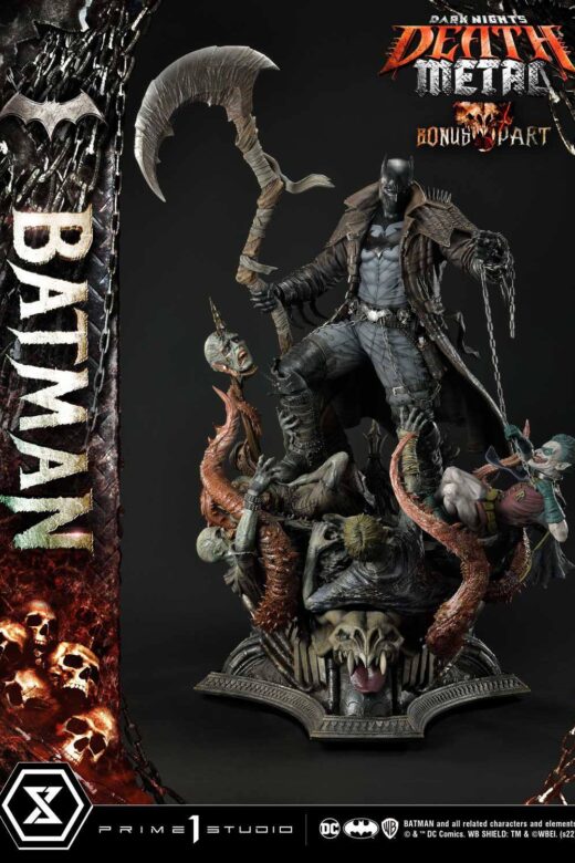 Estatua Death Metal Batman Deluxe