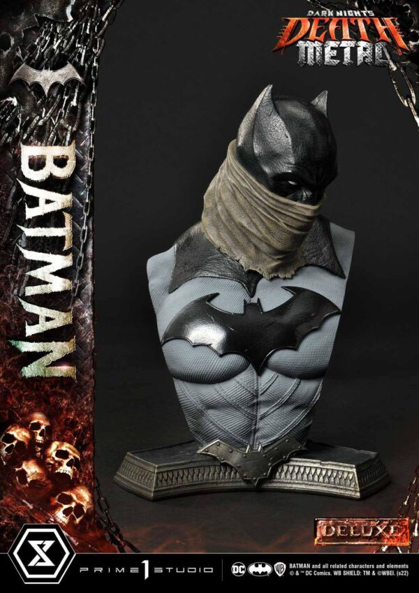 Estatua Death Metal Batman Deluxe
