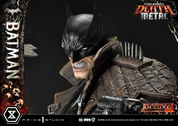 Estatua Death Metal Batman Deluxe