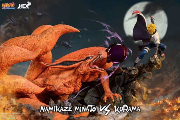 Estatua Namikaze Minato vs Kurama