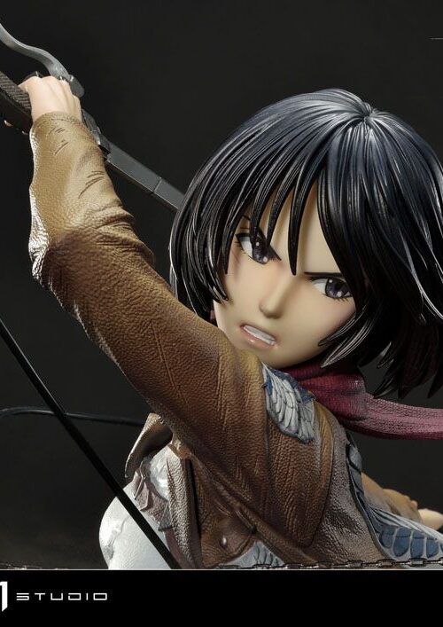 Estatua Eren Mikasa y Armin Deluxe