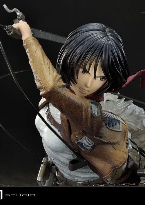 Estatua Eren Mikasa y Armin Deluxe