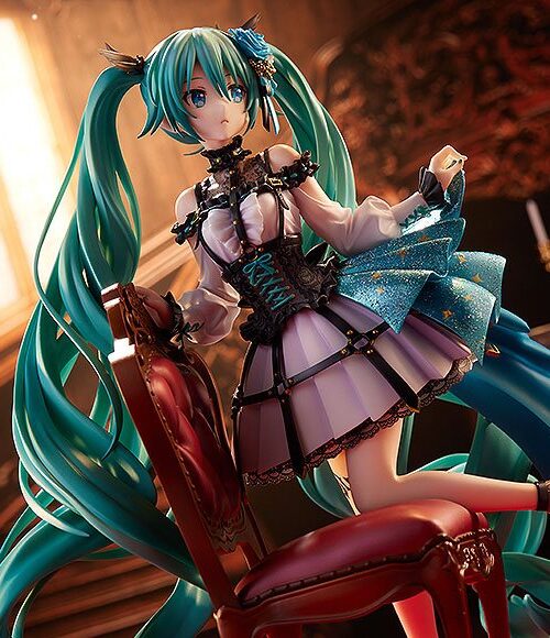 Estatua Hatsune Miku Rose Cage