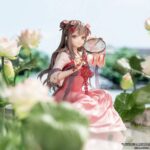 Estatua Lotus Reflection Hanfu Girls