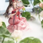 Estatua Lotus Reflection Hanfu Girls