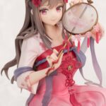 Estatua Lotus Reflection Hanfu Girls