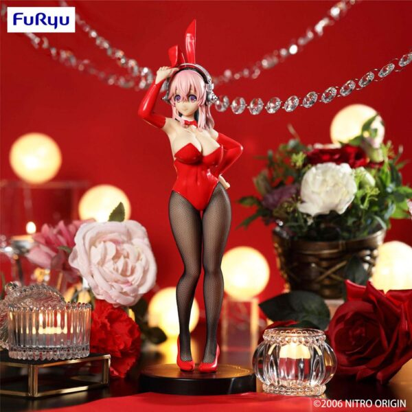 Estatua BiCute Bunnies Super Sonico Red