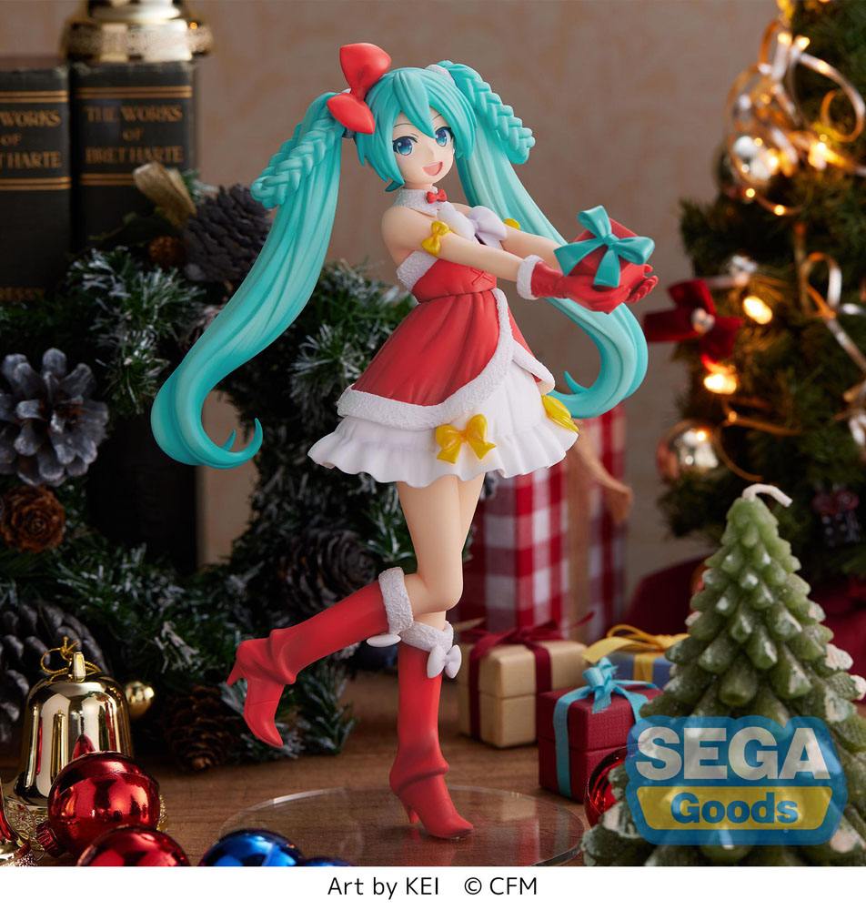 Estatua Hatsune Miku Christmas 2022