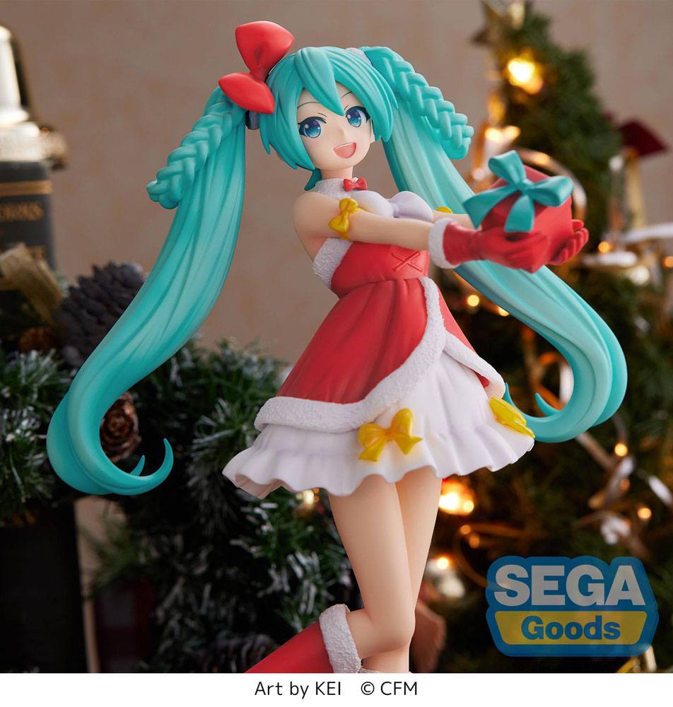 Estatua Hatsune Miku Christmas 2022