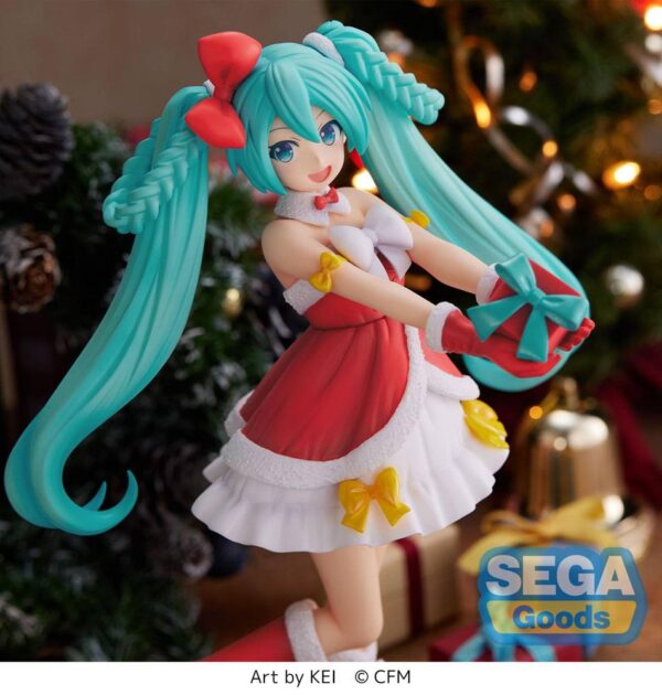 Estatua Hatsune Miku Christmas 2022