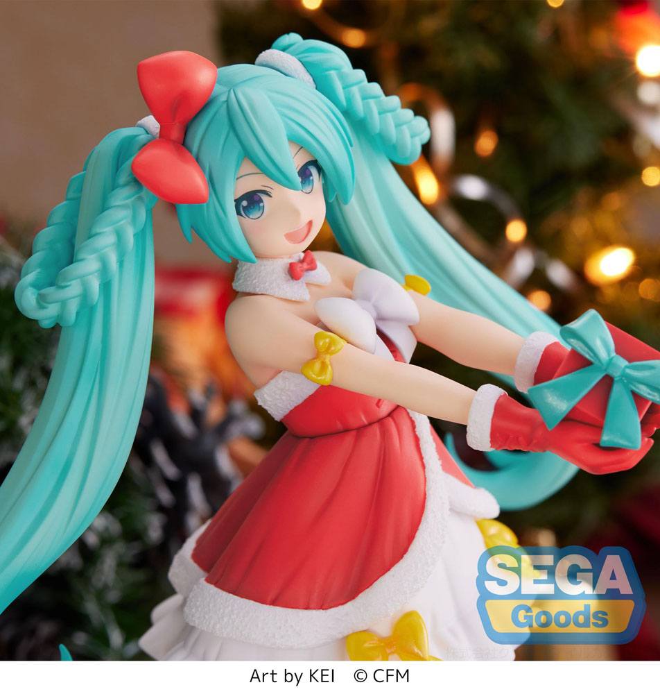 Estatua Hatsune Miku Christmas 2022