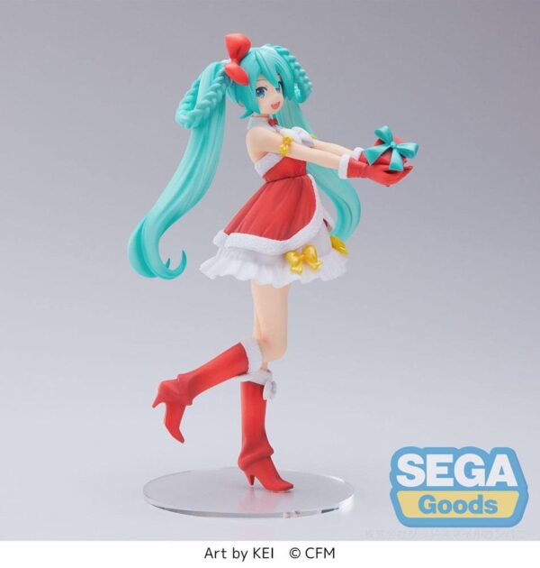 Estatua Hatsune Miku Christmas 2022