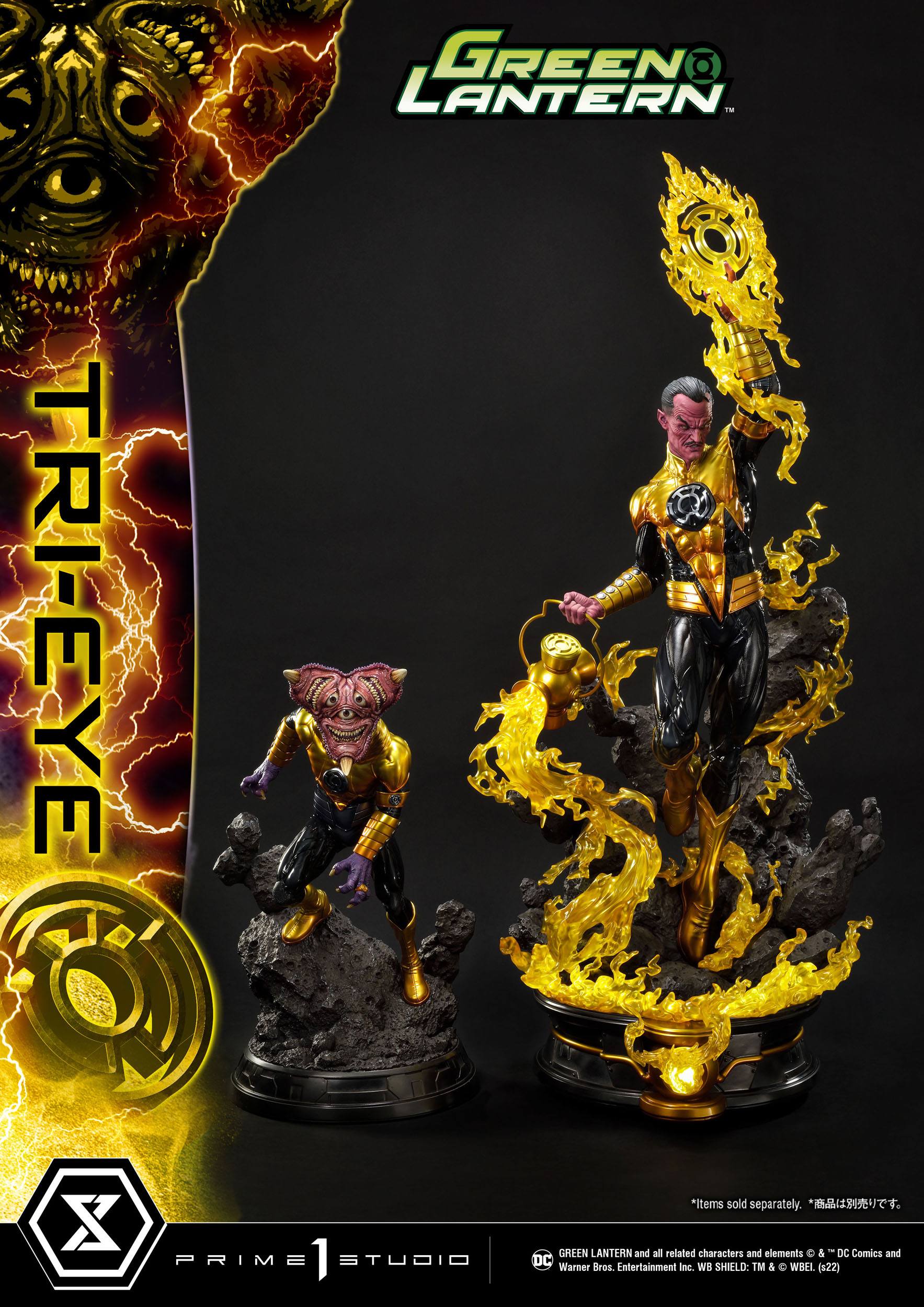 Estatua Sinestro Corps Tri-Eye