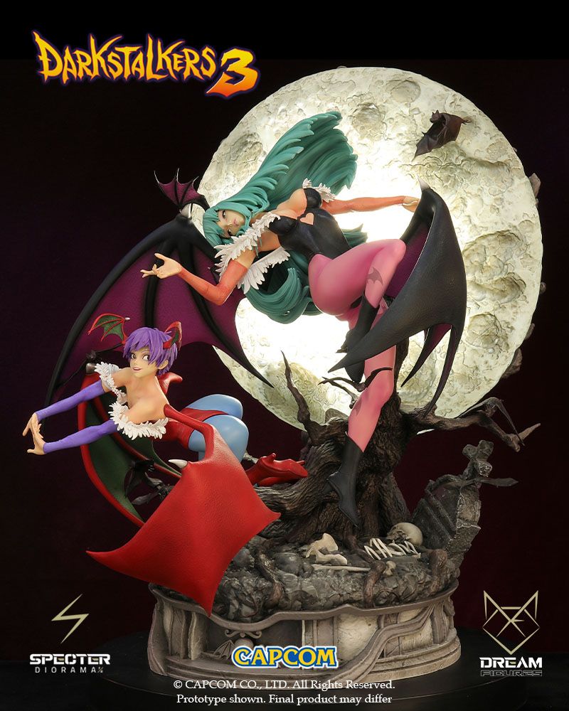 Diorama Darkstalkers Morrigan y Lilith