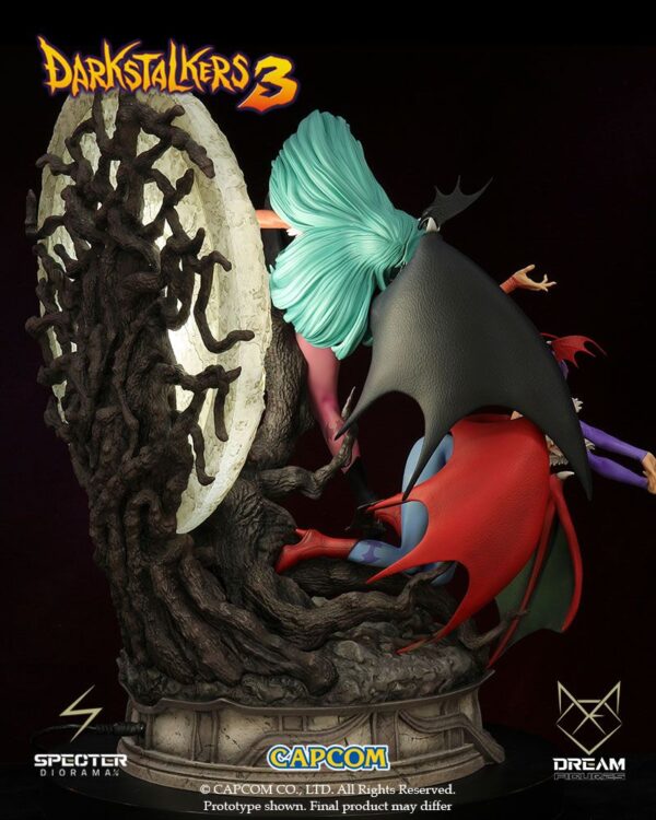 Diorama Darkstalkers Morrigan y Lilith