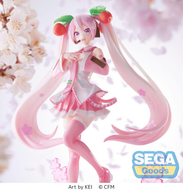 Estatua Luminasta Sakura Miku 2023