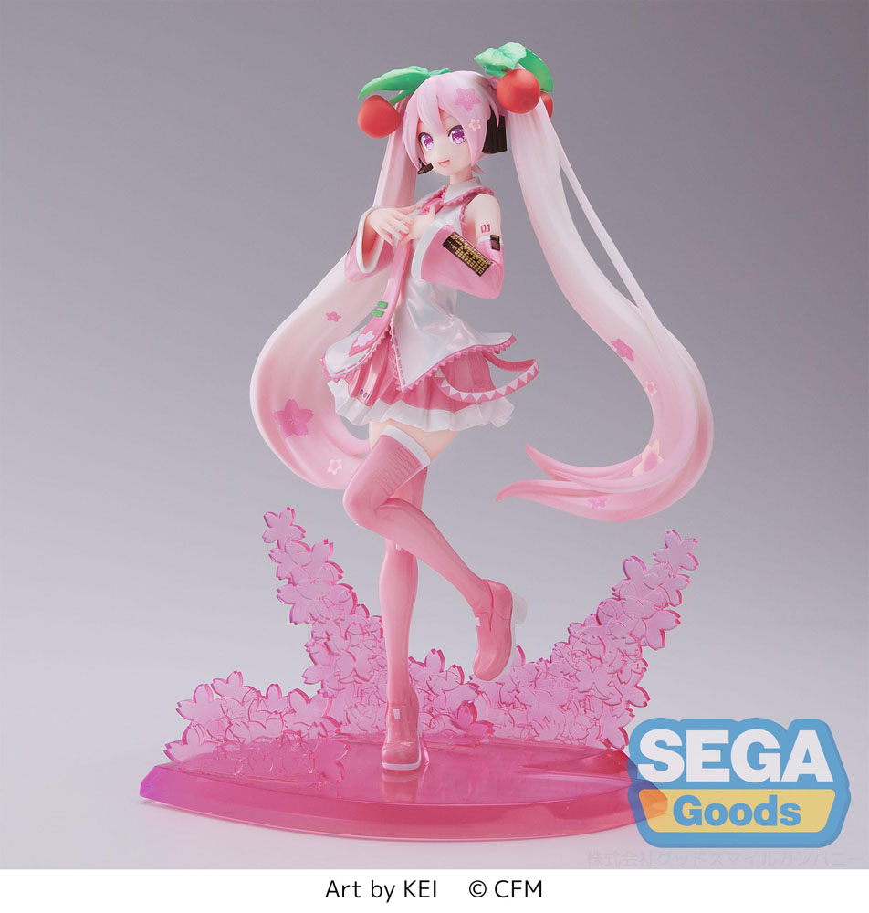 Estatua Luminasta Sakura Miku 2023