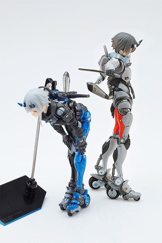 Figura Motored Cyborg Runner Techno Azur