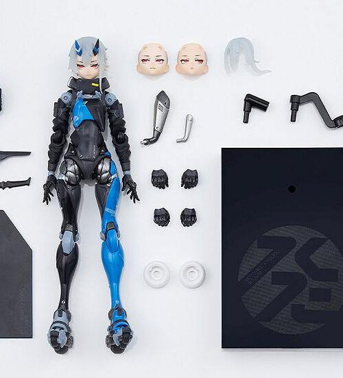 Figura Motored Cyborg Runner Techno Azur