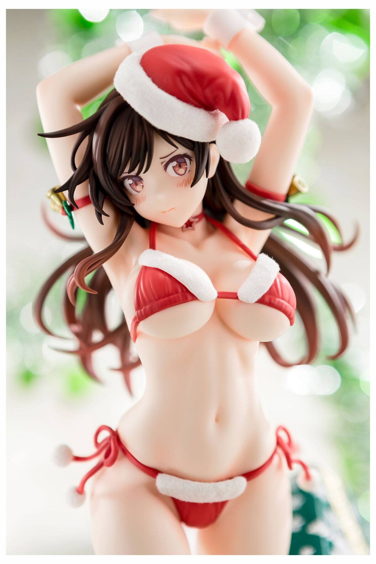 Estatua Mizuhara Chizuru Santa Bikini Xmas