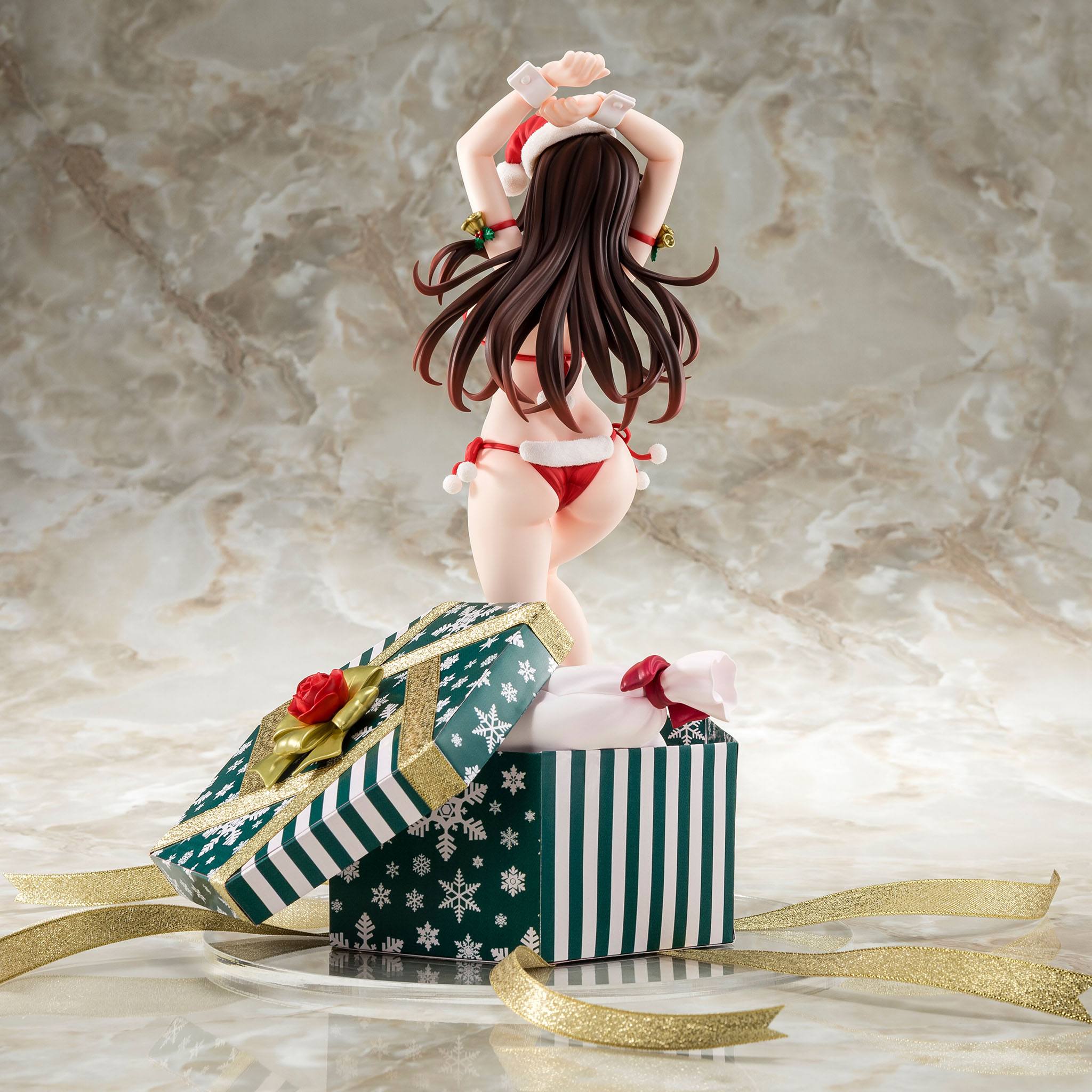 Estatua Mizuhara Chizuru Santa Bikini Xmas