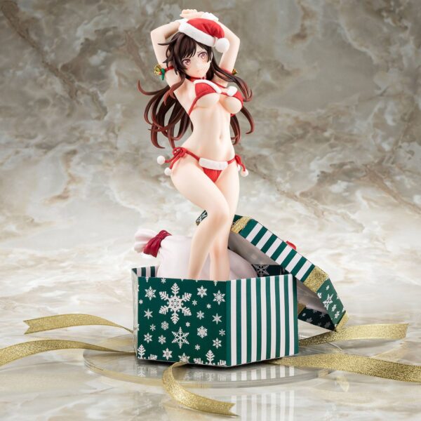 Estatua Mizuhara Chizuru Santa Bikini Xmas