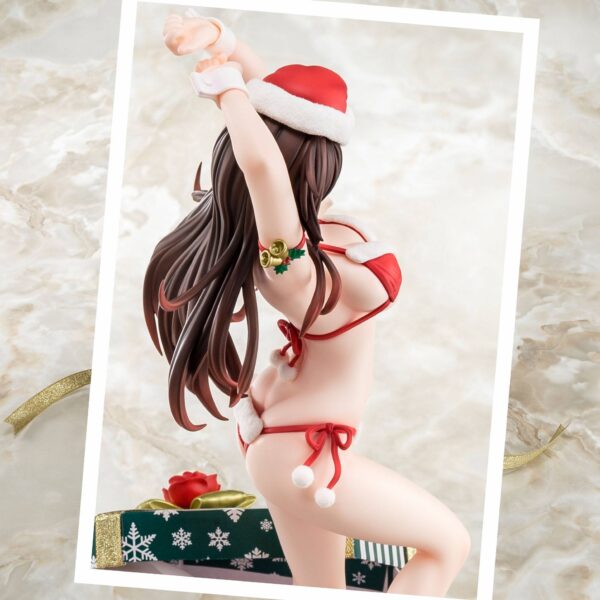 Estatua Mizuhara Chizuru Santa Bikini Xmas