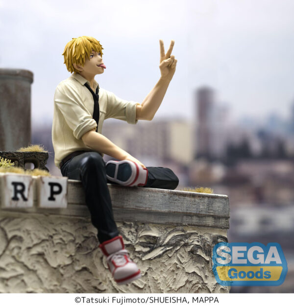 Estatua Chainsaw Man PM Perching Denji