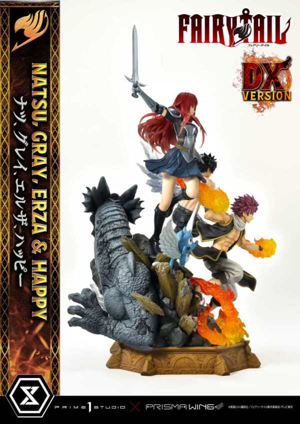 Estatua Natsu Gray Erza Happy Bonus Deluxe