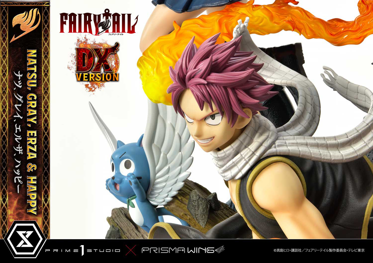 Estatua Natsu Gray Erza Happy Bonus Deluxe