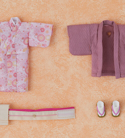 Accesorios Outfit Set Kimono Girl Pink