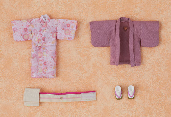 Accesorios Outfit Set Kimono Girl Pink