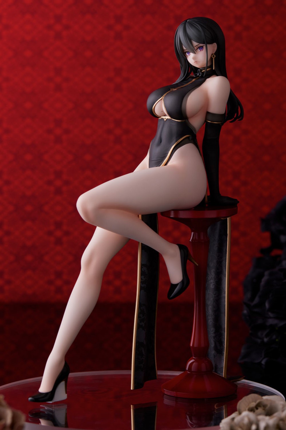 Estatua Hayabusa Black China Dress-chan