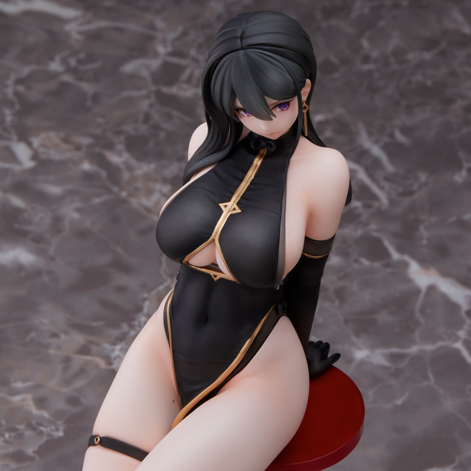 Estatua Hayabusa Black China Dress-chan