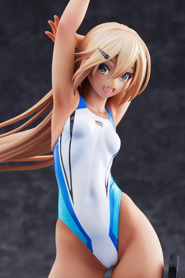 Estatua Kouhai-chan Swim Club Blue Swimsuit