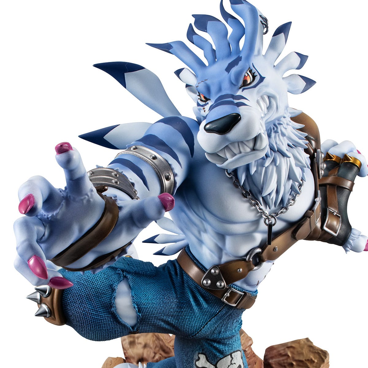 Estatua Digimon GEM Were Garurumon