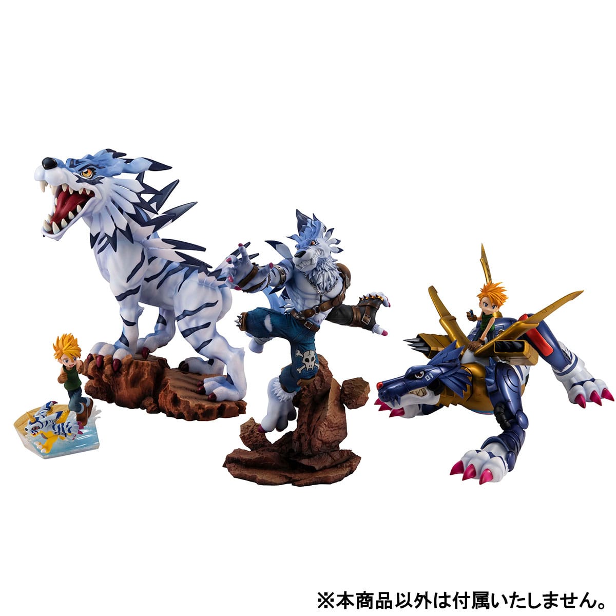 Estatua Digimon GEM Were Garurumon