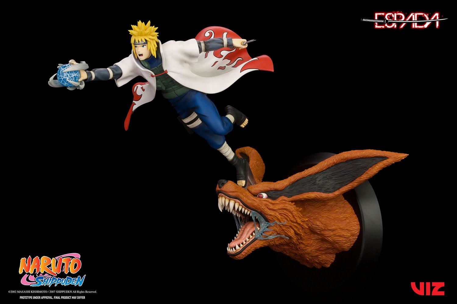 Estatua Minato Vs Nine Tailed Fox