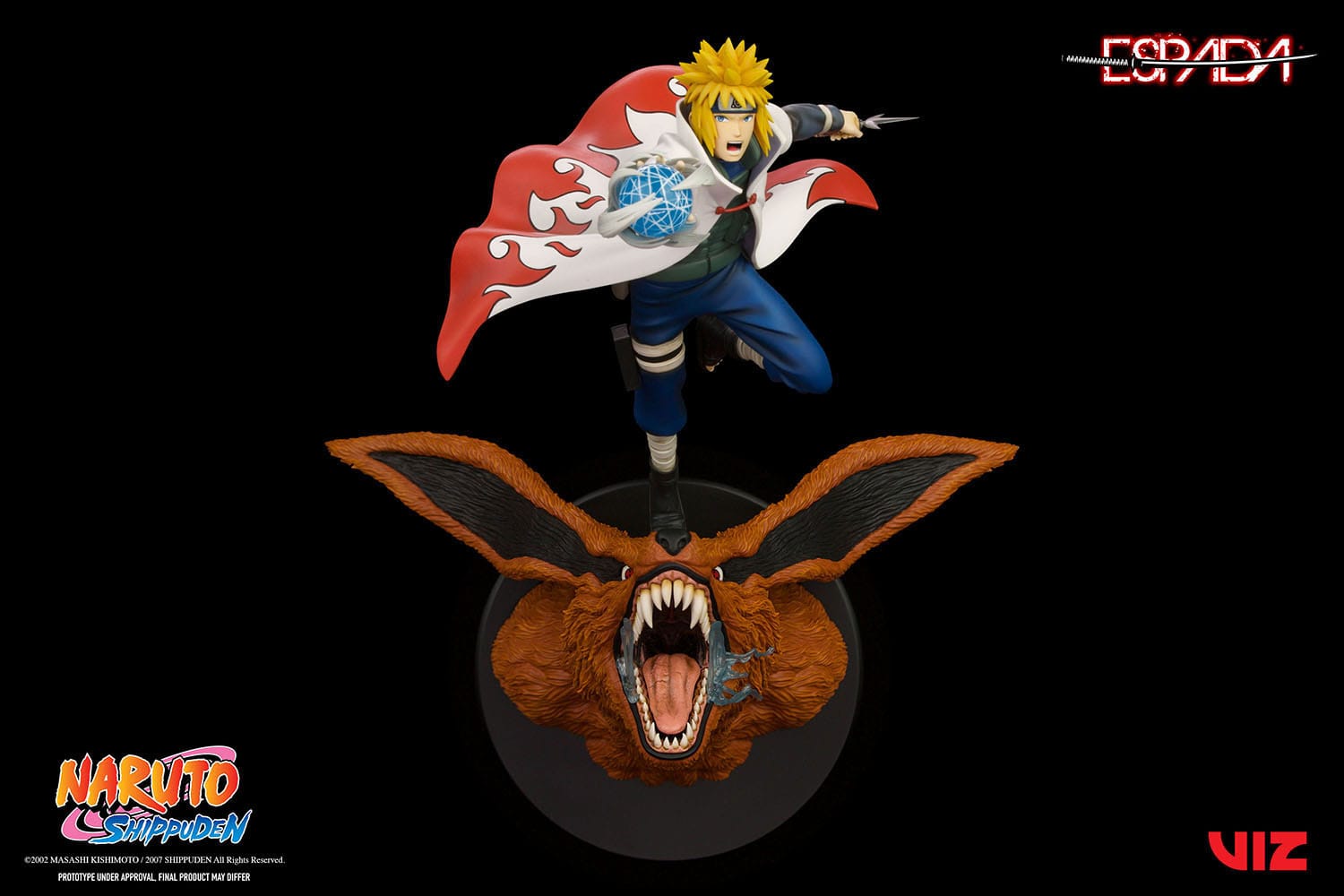 Estatua Minato Vs Nine Tailed Fox