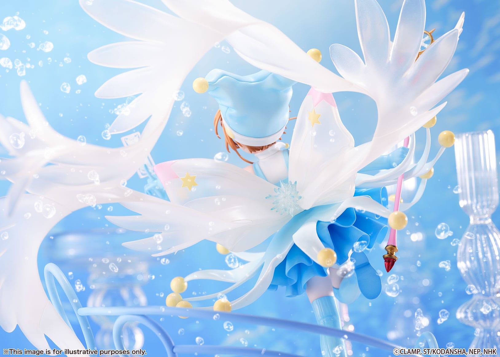 Estatua Sakura Kinomoto Battle Costume Water