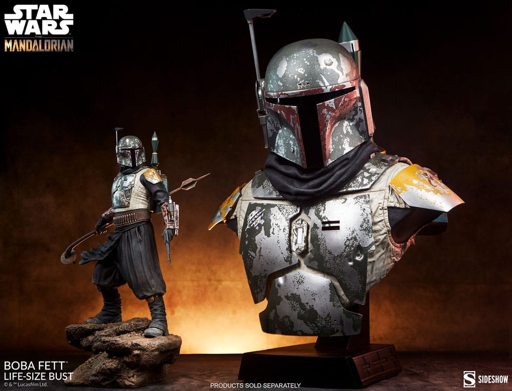 Busto The Mandalorian Boba Fett 81 cm