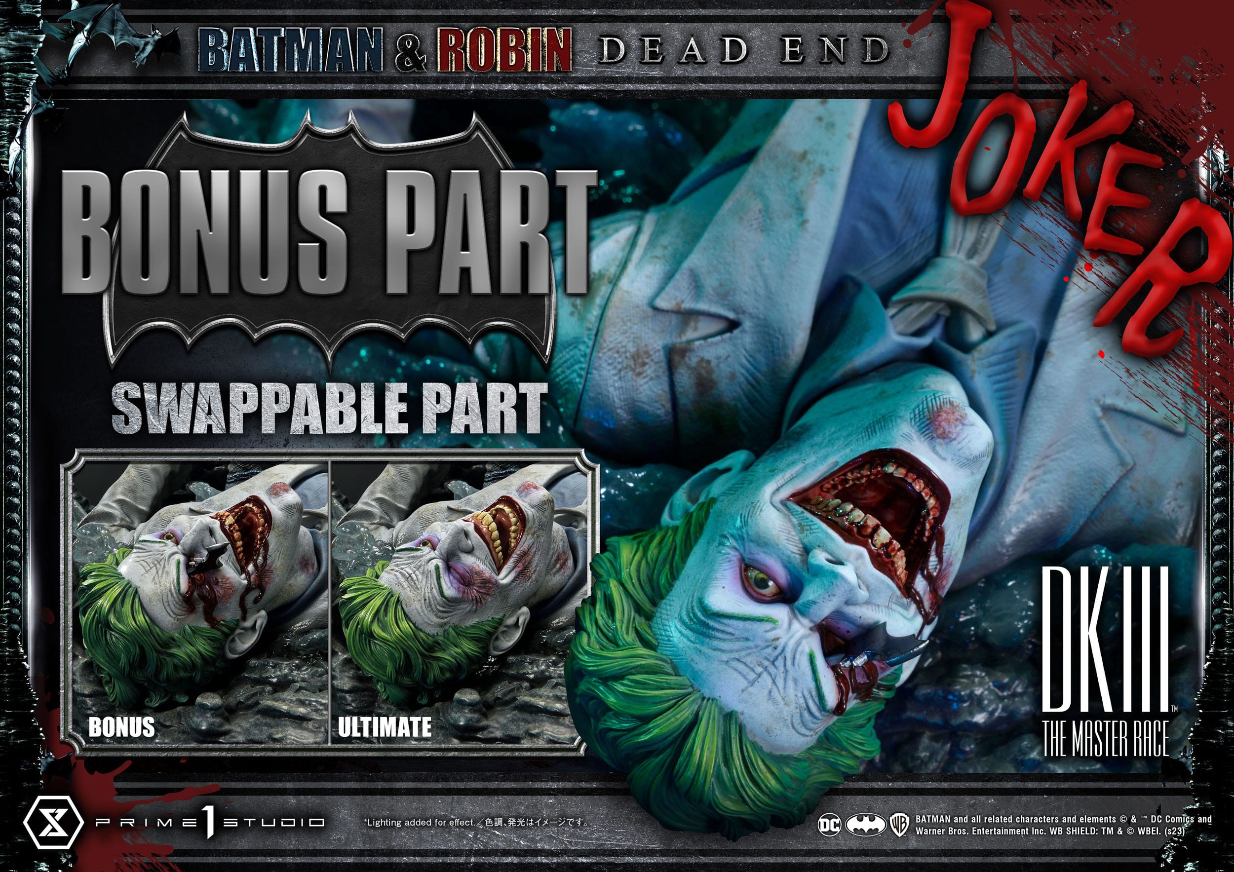 Estatua Batman y Robin Dead End Ultimate Bonus