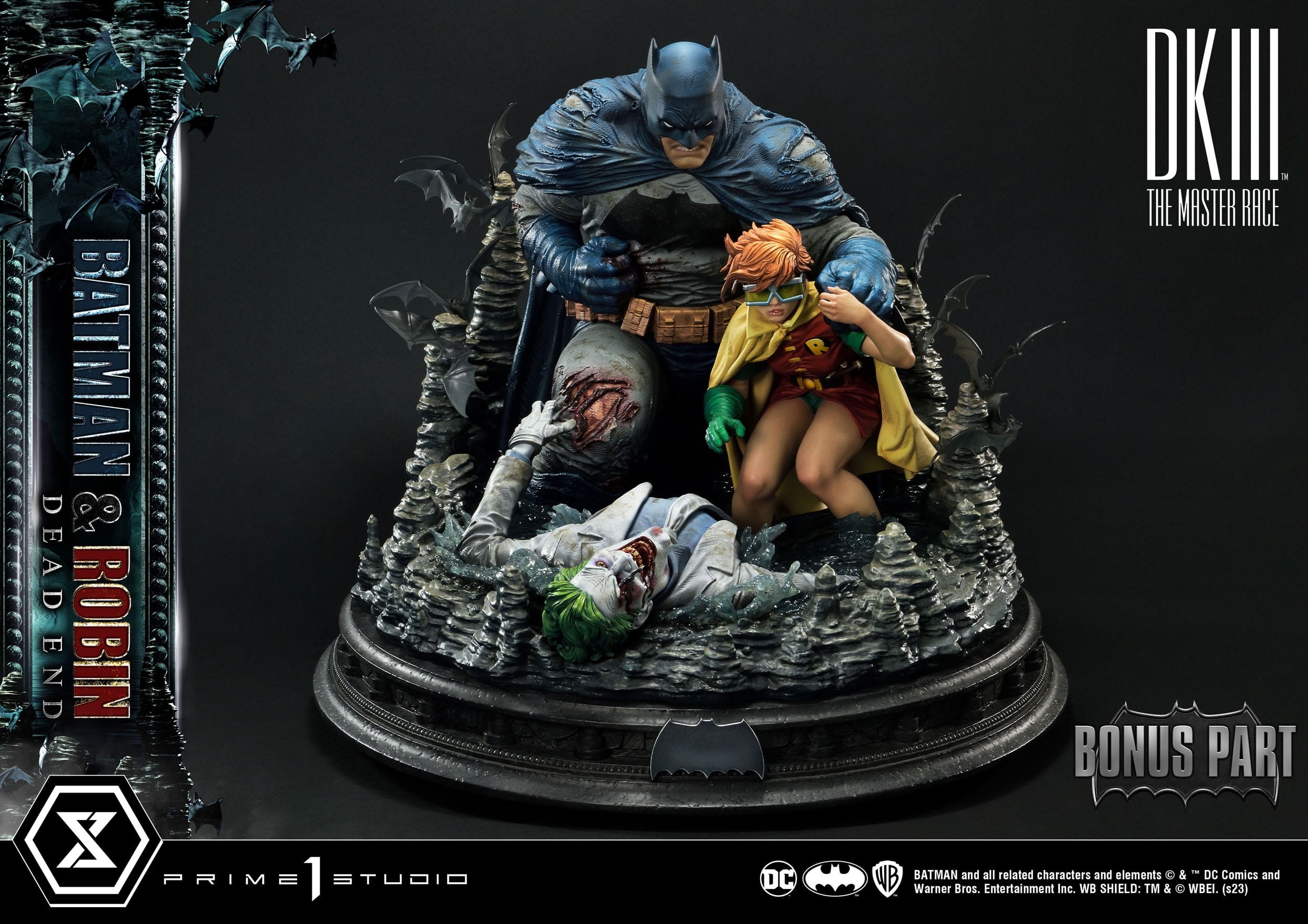 Estatua Batman y Robin Dead End Ultimate Bonus